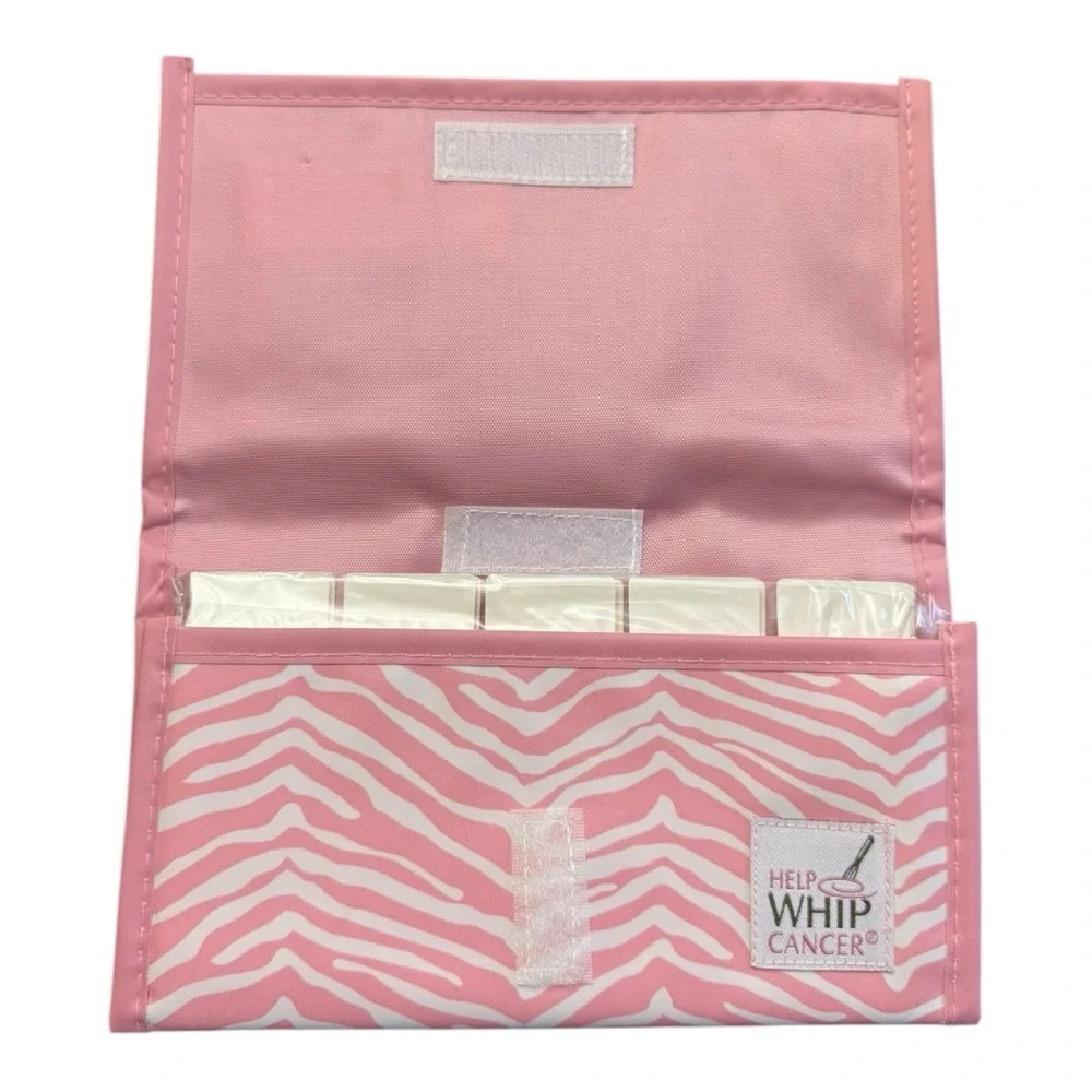 Pampered Chef Pink Zebra Coupon Holder Help Whip Cancer Limited Edition New